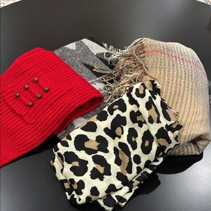Bundle of 4 scarves